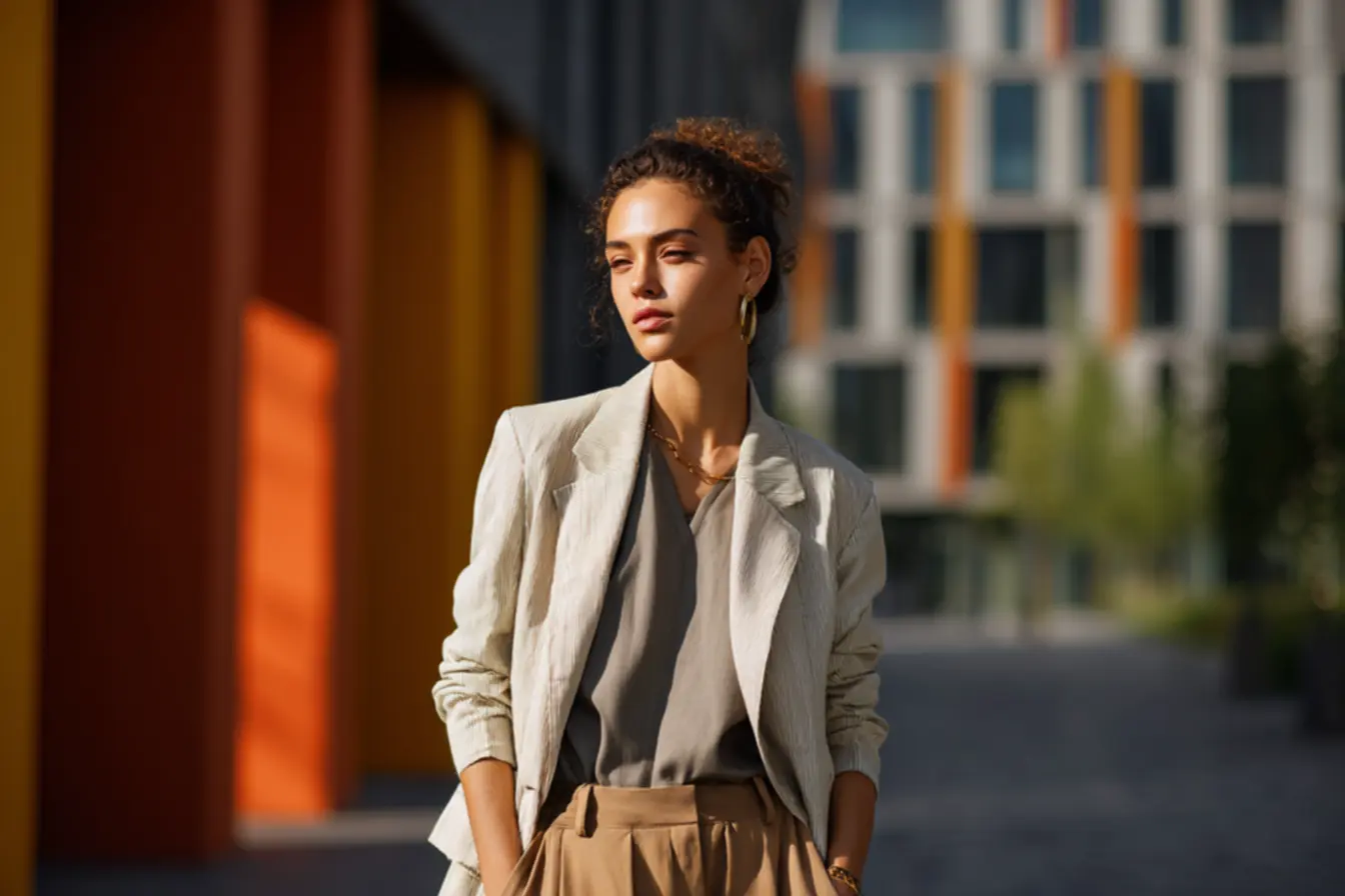 Minimalismo moderno em tons neutros e peças versáteis para 2024