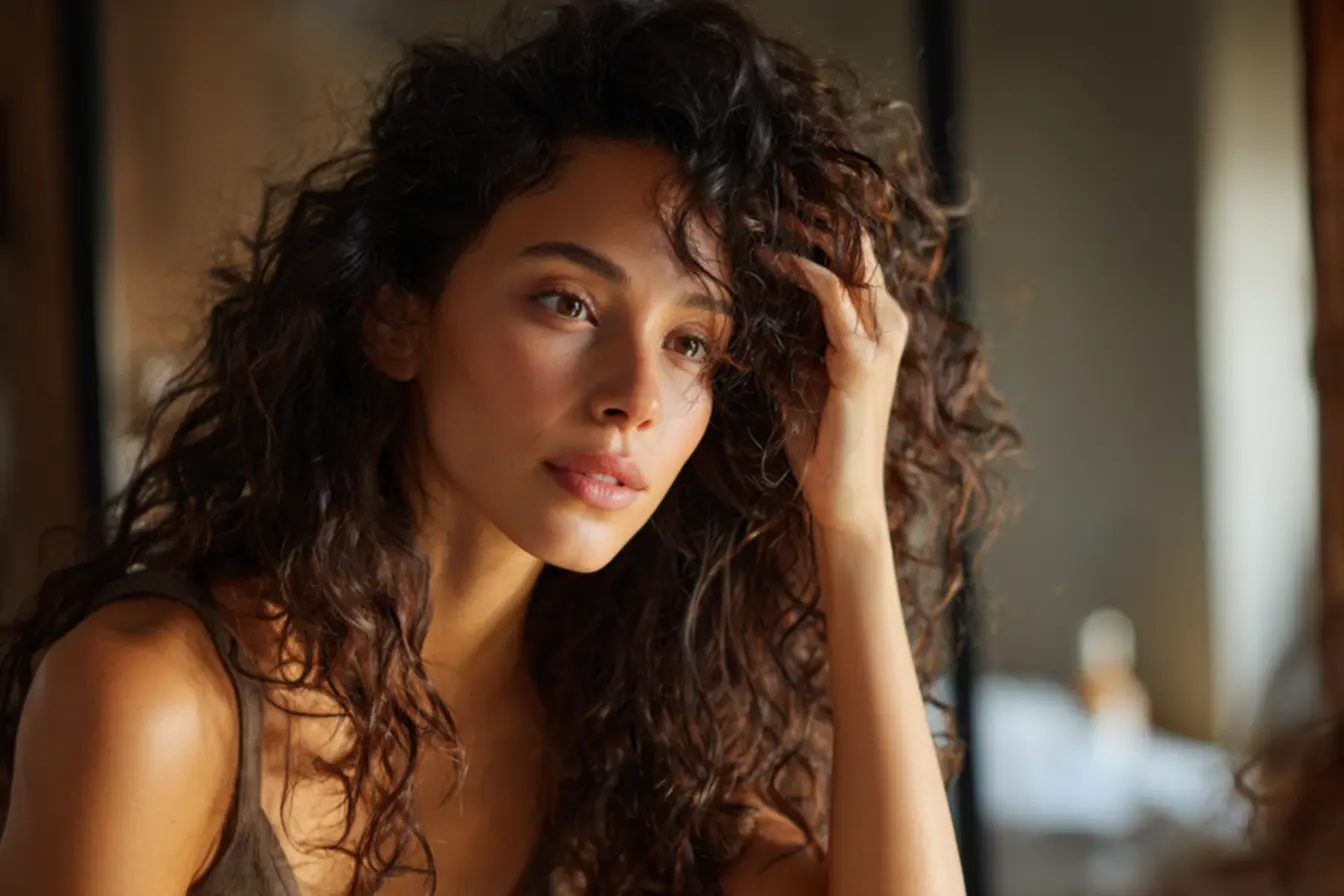 Comparação entre uso de tintura e tonalizante em cabelos cacheados pretos