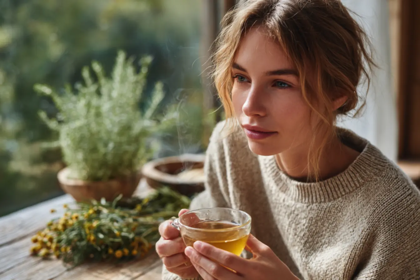 Chá de canela, louro, cavalinha e sene para equilíbrio alimentar