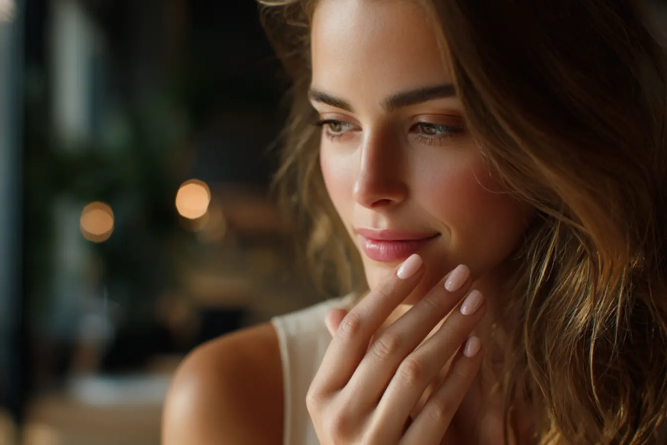 Construção correta do ponto de tensão e curvatura em C nas unhas em gel