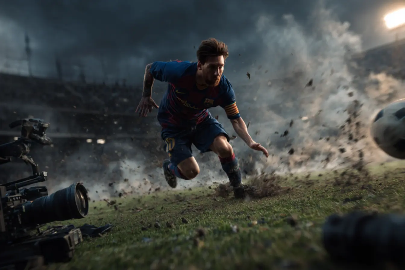 Câmera de fotógrafo é danificada por Messi; ele compartilha a experiência inesperada