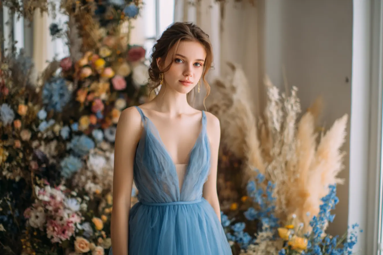 Cinco Lindos Tons de Azul Ideais para Vestidos de Madrinha em Casamentos