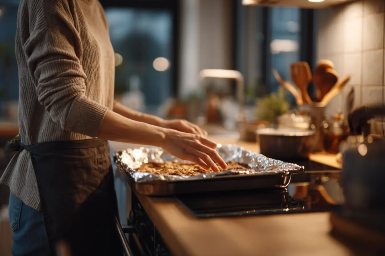 Camada protetora de papel alumínio previne umidade nas gavetas
