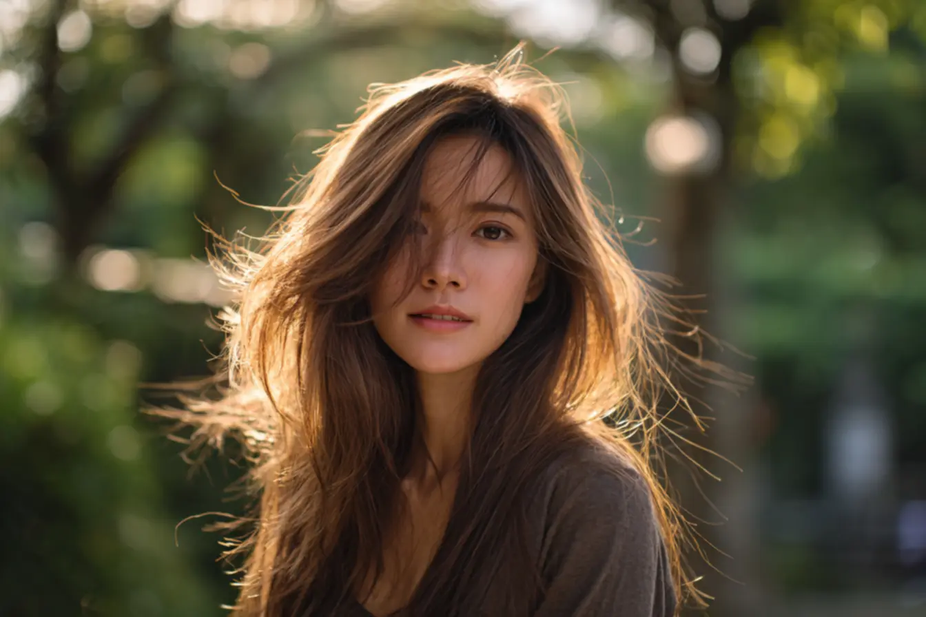 Cortes de cabelo longo para mulheres com movimento e leveza