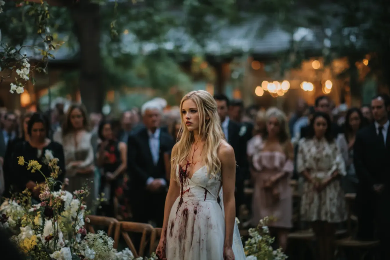 Força e resiliência da noiva após ataque durante casamento