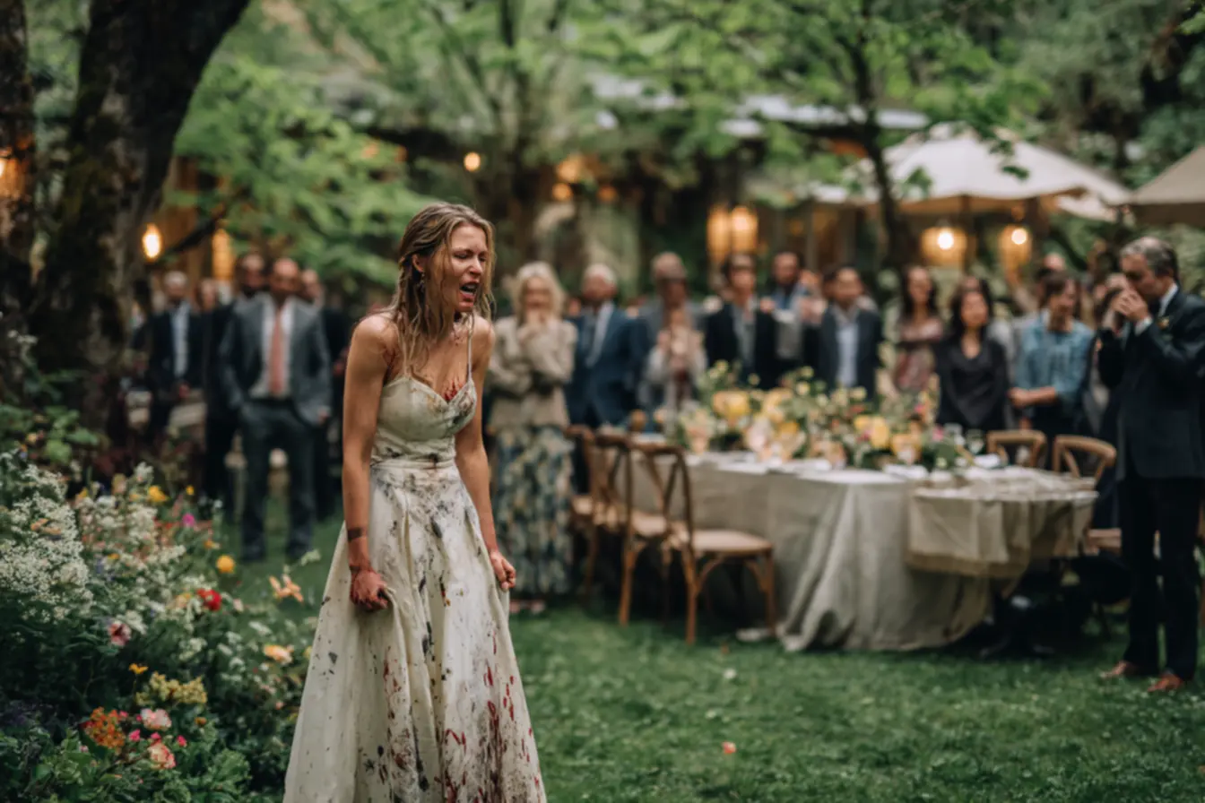 Cunhada gera confusão em casamento ao atacar noiva com tinta e é presa