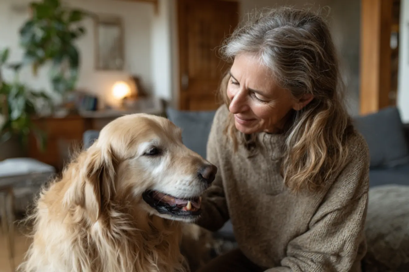 Tutor usando tabela de anos humanos para converter idade do cachorro