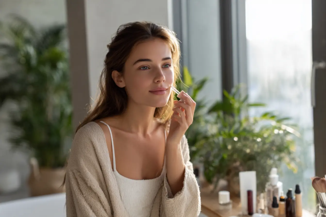 Sérum facial para renovar a pele em uma semana com hidratação e luminosidade