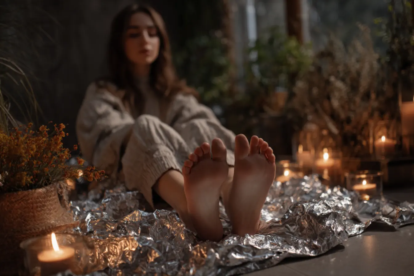 Descubra os benefícios de envelopar os pés em papel alumínio duas vezes na semana