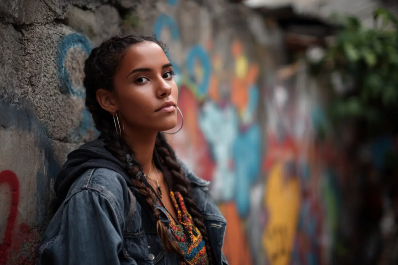 MC Jessica do Escadão e MC Fabinho representando a favela no funk