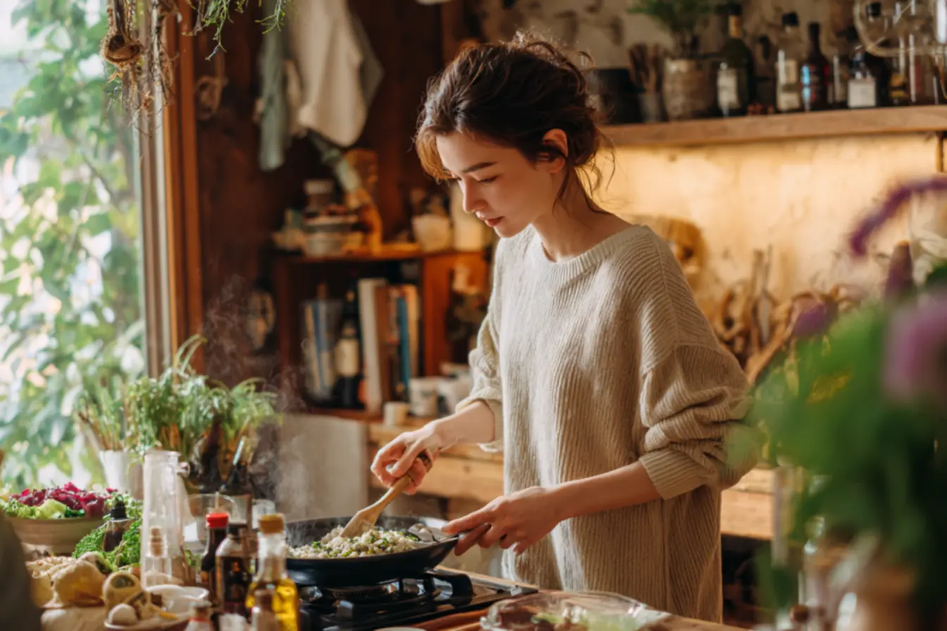 Bolo de tapioca com coco gelado para o café da manhã