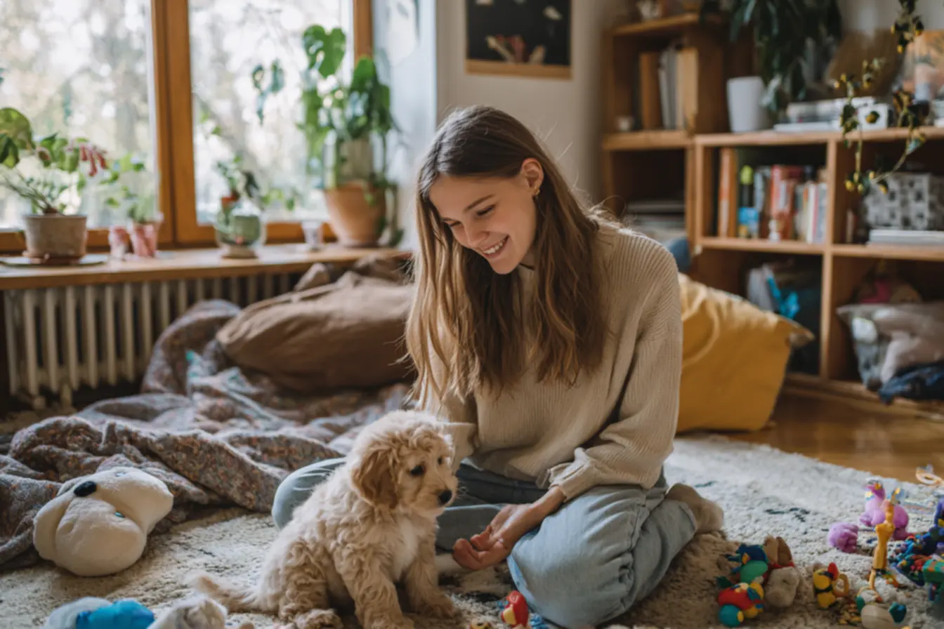 Tutor de primeira viagem se preparando para adotar cachorro com responsabilidade e planejamento