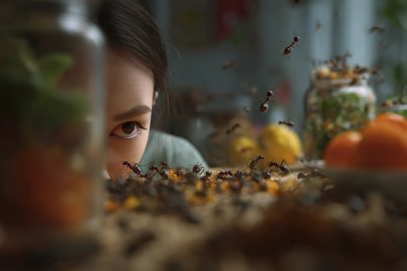 como preparar isca com arroz e casca de laranja para formigas em casa