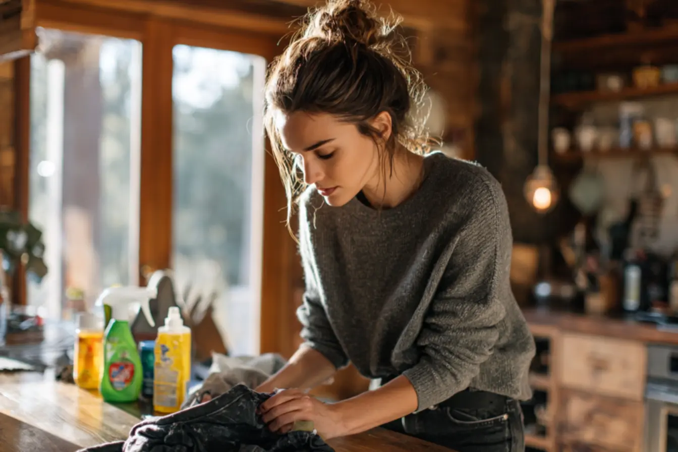 Elimine manchas de gordura do jeans com apenas dois ingredientes que preservam a cor do tecido