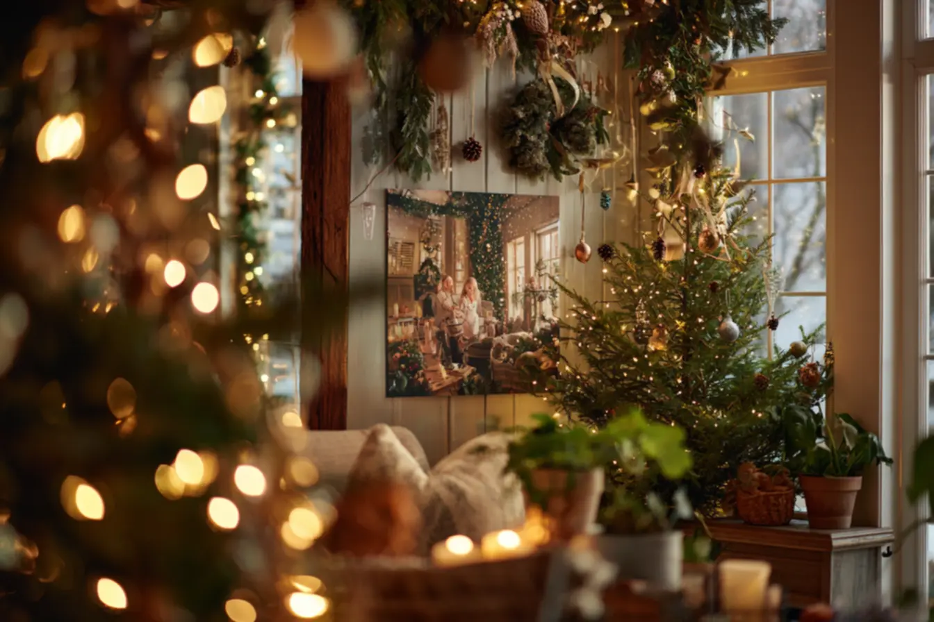 Inspire-se com 27 Sugestões Criativas para Decorar Painéis de Natal e Revitalize Seu Ambiente