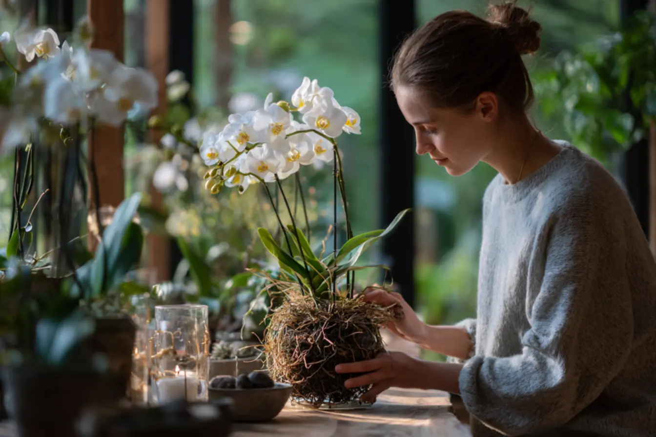 Qualidade da água para orquídeas e impacto nas raízes e floração