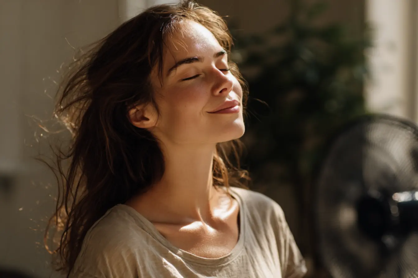 Ventilador proporciona sensação de frescor sem reduzir temperatura do ar