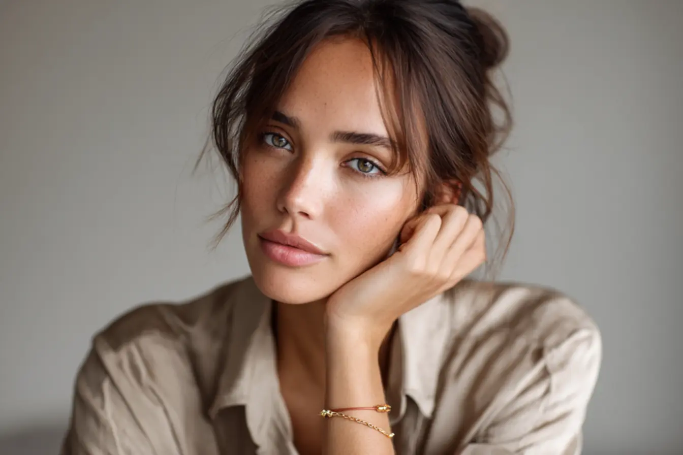 linha contínua tatuada no braço criando movimento elegante