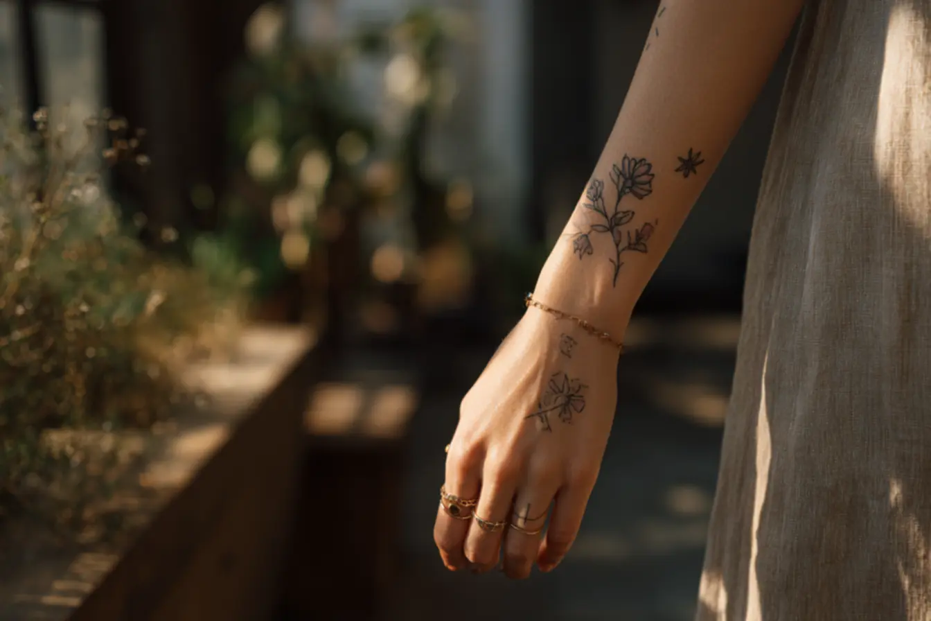 Tatuagens delicadas para mãos pequenas: 16 ideias inspiradoras e 3 dicas práticas