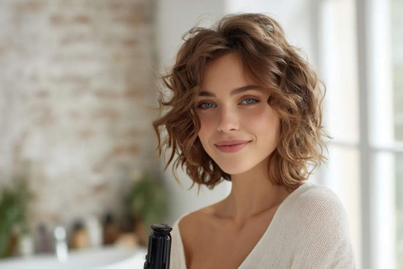 Passo a passo de preparação do cabelo curto para babyliss duradouro