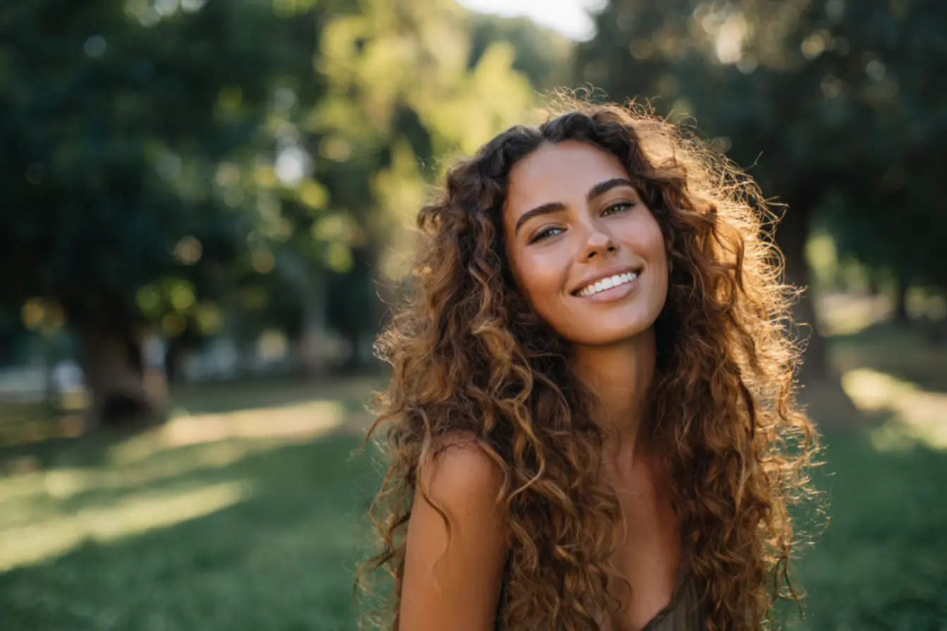 Inspirações de penteados com cabelo orgânico cacheado em diferentes comprimentos