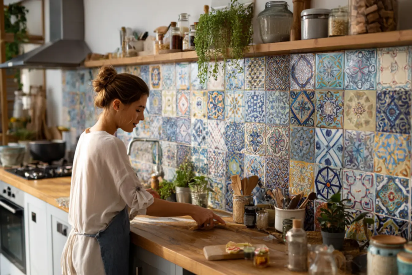 Transforme sua cozinha em apenas 24 horas com adesivos para azulejos, sem necessidade de obras!