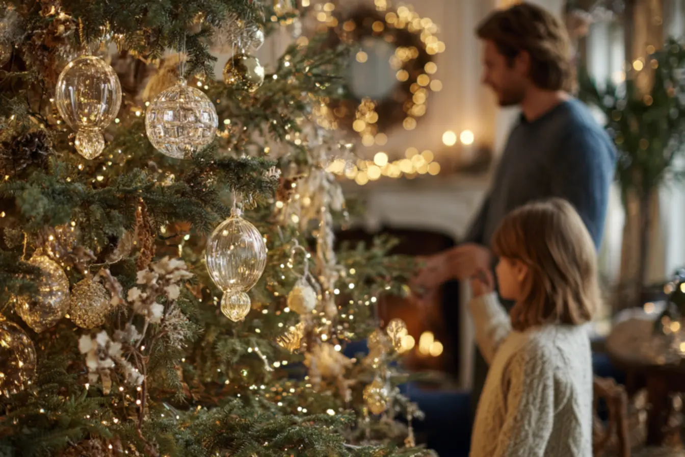 Tabela comparativa entre enfeites de Natal em vidro e acrílico com critérios de segurança e custo